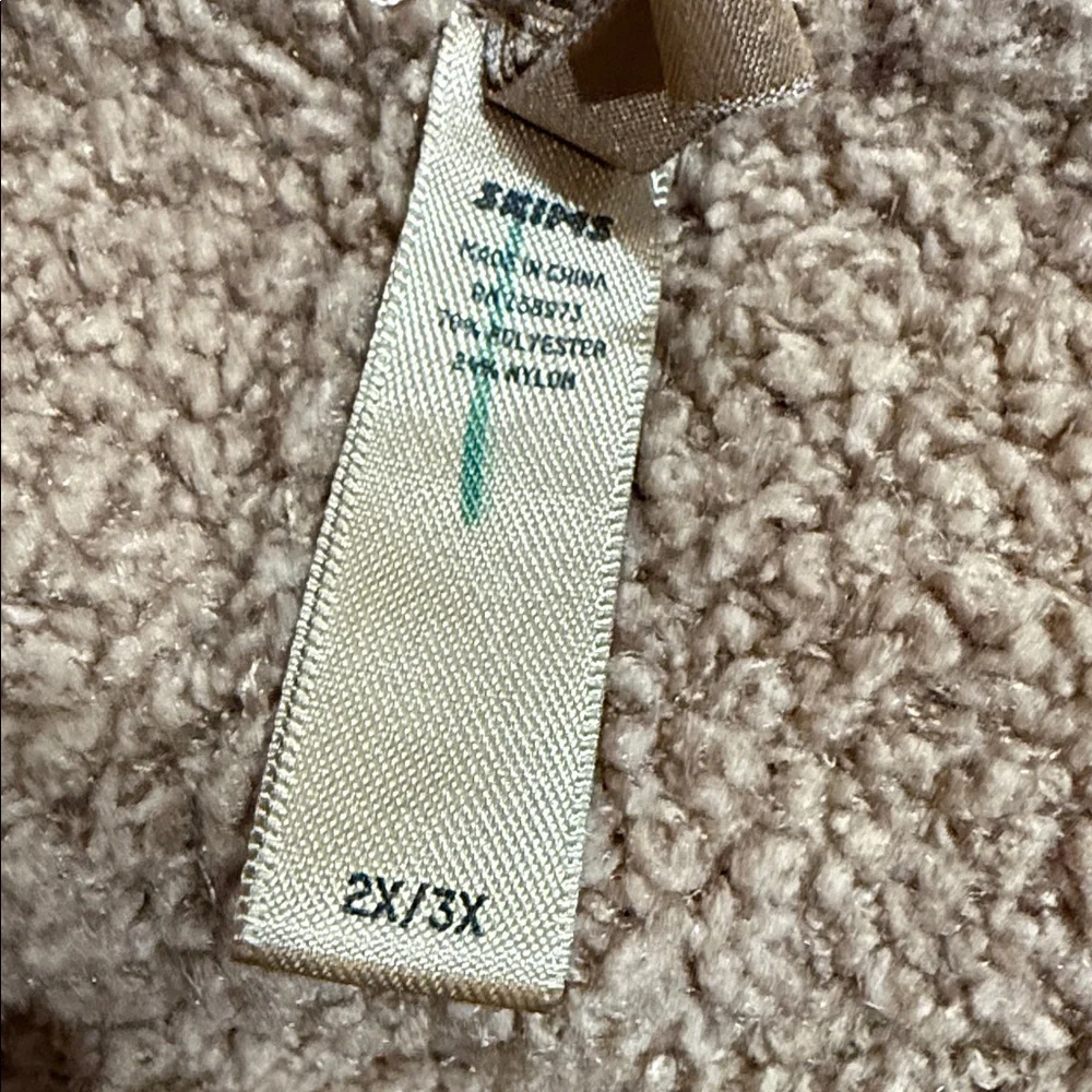 Skims Cozy Knit Boucle Shorts in Camel Size 2X/3X - Picture 6 of 7